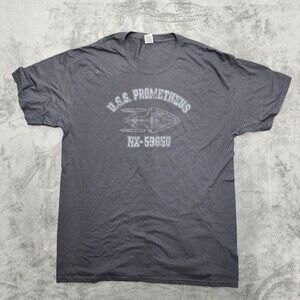 Star Trek USS Prometheus Men's Gray T-Shirt Size Large